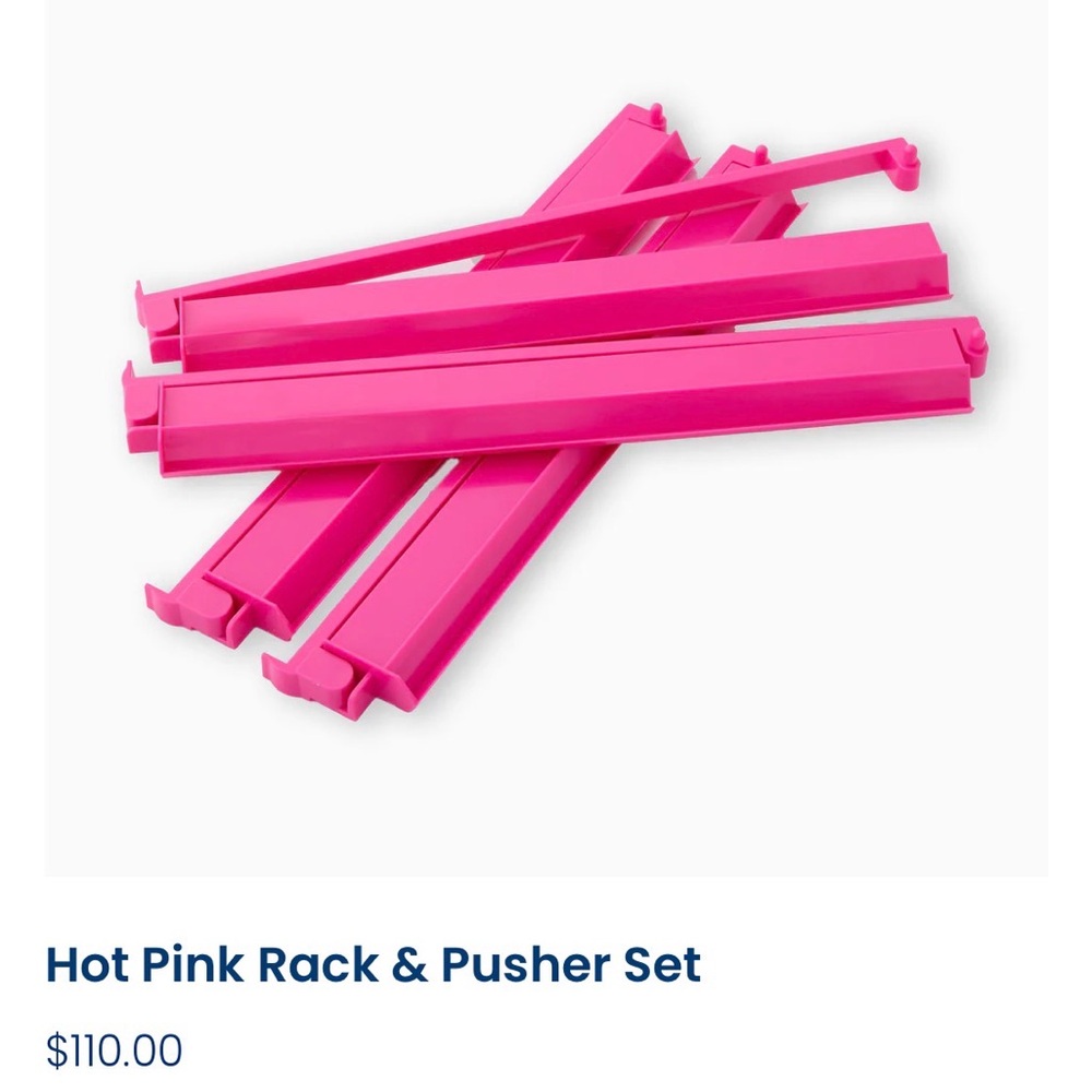 Brand New In Box-Never Opened OMM Hot Pink Racks w Pushers